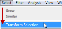 transform selection